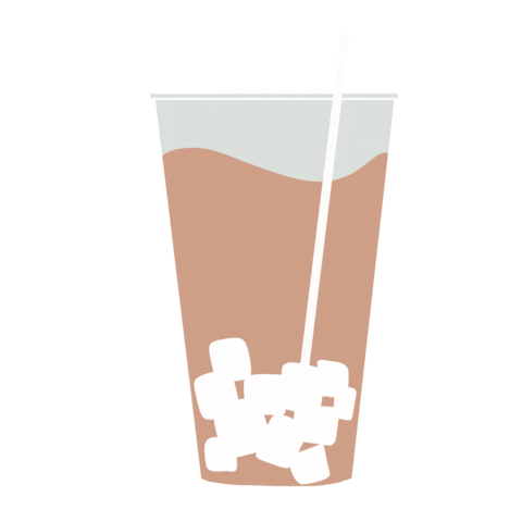 Iced Coffee Sticker by TMinspired