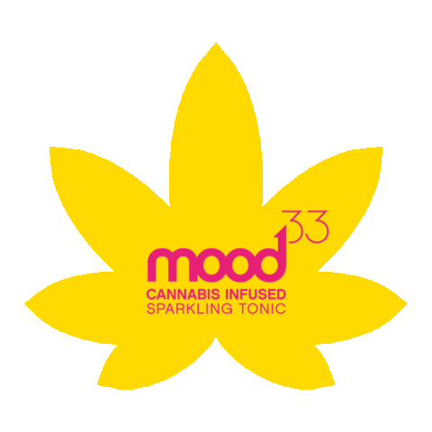 tonic Sticker by mood33 Cannabis Infused Sparkling Tonics