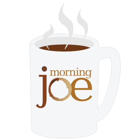 morning joe coffee Sticker by MSNBC