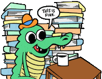 Studying Late Night Sticker by University of Florida