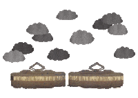 larapaulussen train clouds europe moving Sticker