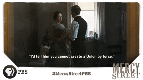 civil war love GIF by Mercy Street PBS