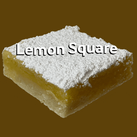 SquaresBakeShop giphygifmaker lemon square squares GIF