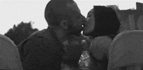 black and white love GIF