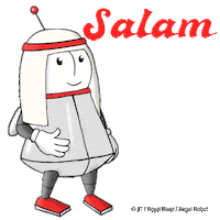 Robot Hello Sticker by Royalrivermusik