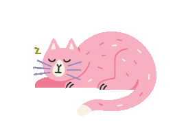Tired Good Night Sticker