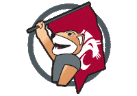 Washington State Cougars Gocougs Sticker by WSU Pullman