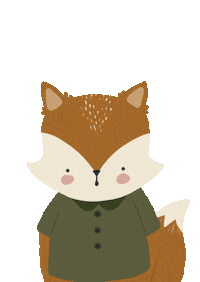 Foxy Fox Illustration Sticker by Pratya A.