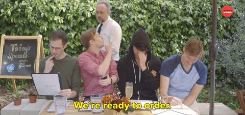 Ready To Order Best Friends GIF by BuzzFeed