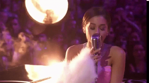 Ariana Grande Singing GIF by MTV Movie & TV Awards