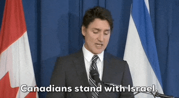 Justin Trudeau Israel GIF by GIPHY News