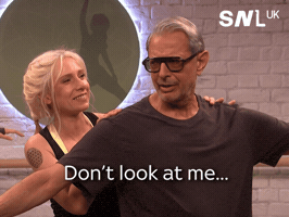 Dont Look At Me Saturday Night Live GIF by Sky