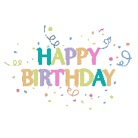 Happy Birthday Party Sticker