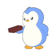 In The Air Spinning Sticker by Pudgy Penguins