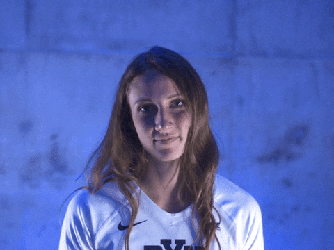 Ncaa Volleyball Sport GIF by BYU Cougars