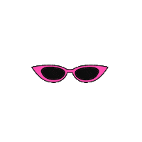 pink sun Sticker