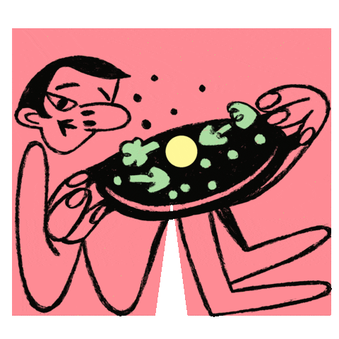 Character Cooking Sticker