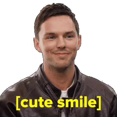 Nicholas Hoult Smile Sticker by BuzzFeed