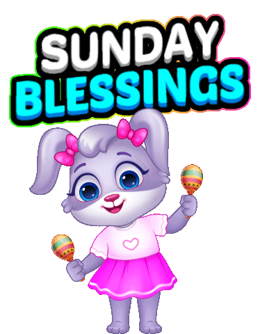 Happy Sunday Sun Sticker by Lucas and Friends by RV AppStudios