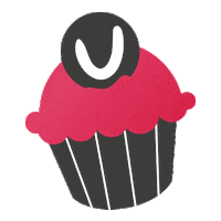 pink cake Sticker by HereforU