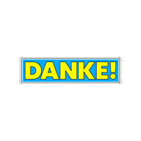Danke Sticker by SFBerlin