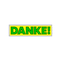 Danke Sticker by SFBerlin