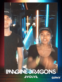 evolve GIF by IMAGINE DRAGONS ARCADE