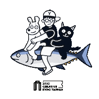 Happy Tuna Sticker by CREATIVEXPOTW