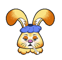 Sick Bunny Sticker