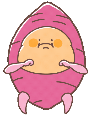 Sweet Potato Dance Sticker