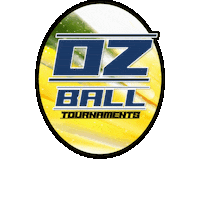 ozball baseball aussie ozball Sticker