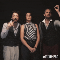 Silence Shut Up GIF by EUX Compagnie d'Improvisation