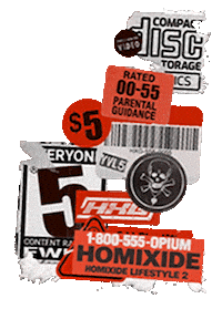 Opium Sticker by Homixide Gang