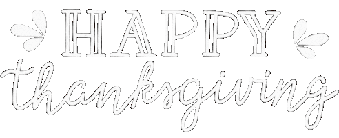 Holiday Thanksgiving Sticker