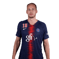 toft hansen kiss Sticker by Paris Saint-Germain Handball