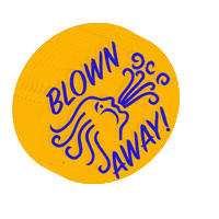 Blown Away Wow Sticker