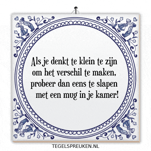 Mug Spreuk GIF by Tegelspreuken.nl
