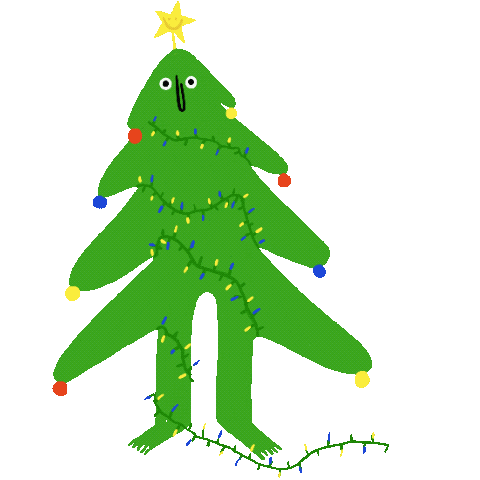 Christmas Tree Sticker by ed_illustrates