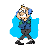 winter freezing STICKER by imoji