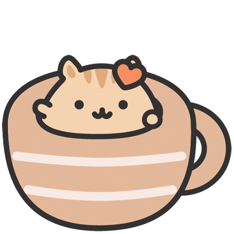 Coffee Hello Sticker