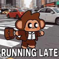 On My Way Running GIF by Chimpers