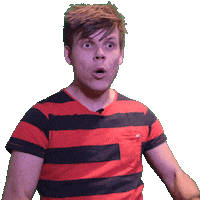 Schreeuw Sticker by Meester Sander