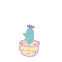 flower cactus natura лето мило Sticker