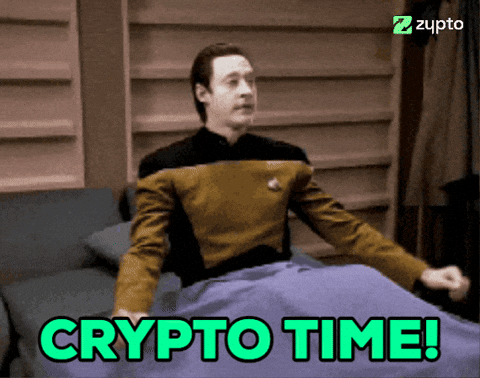 ZyptoPower giphygifmaker giphyattribution crypto good morning GIF