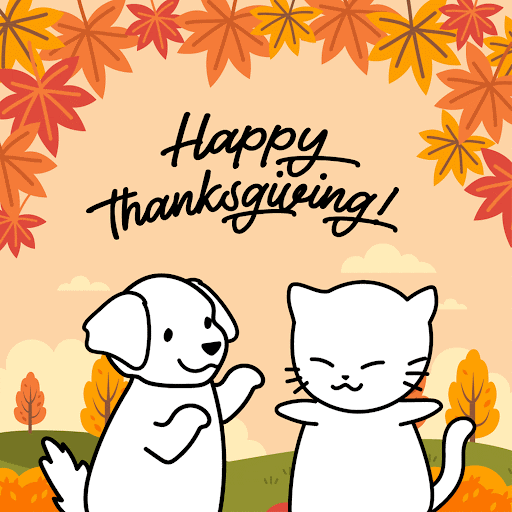 Happy Thanksgiving GIF by The Woof Agency
