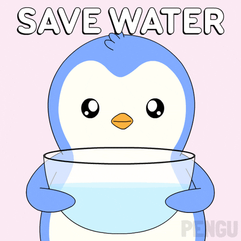 Drink Water GIF by Pudgy Penguins