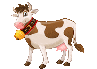 Cow Cowbell Sticker by Snow Space Salzburg
