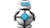 Artificial Intelligence Robot Sticker by Kenesispro