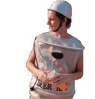 Drunk Beer Pong Sticker by Loryn Powell