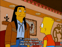speaking bart simpson GIF
